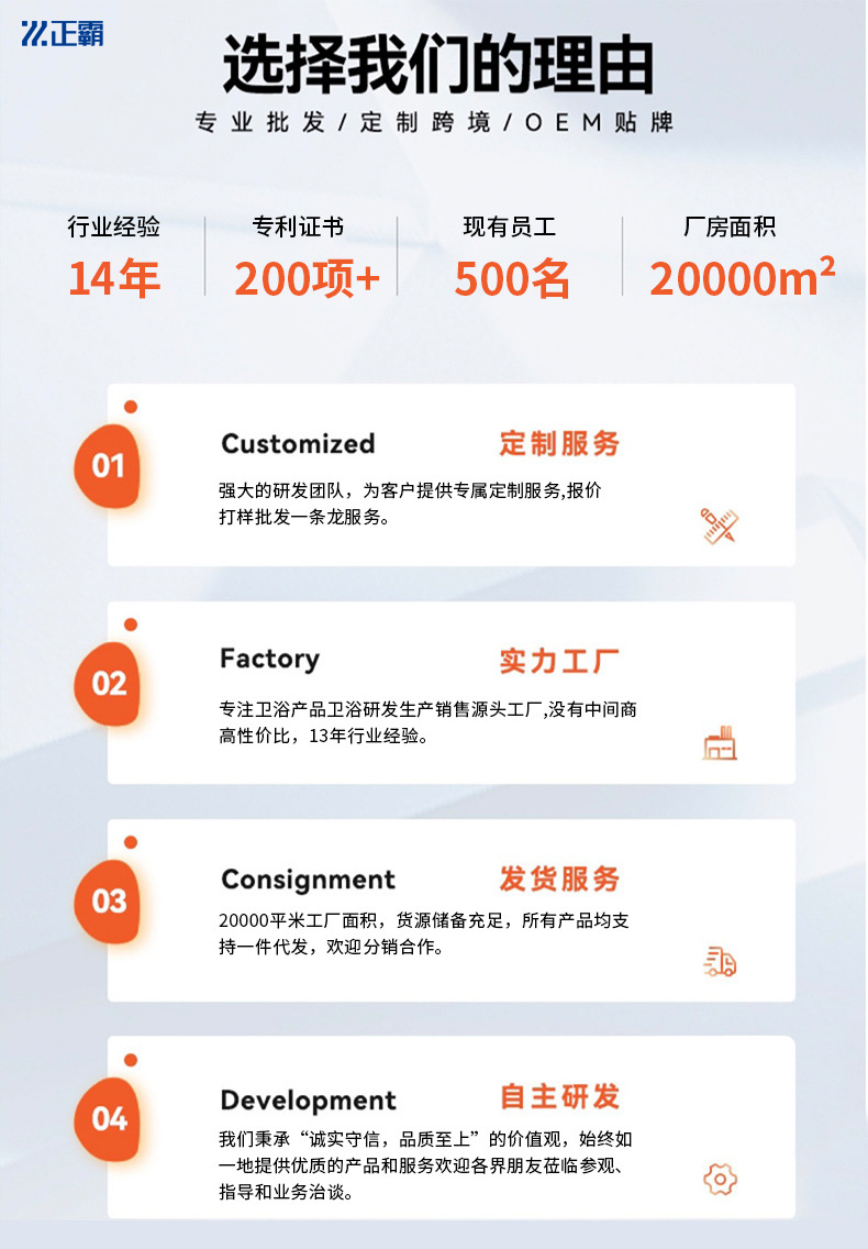 選擇正霸的理由